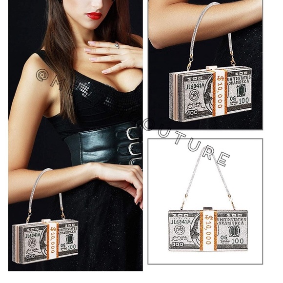 Crystal Rhinestone Clutch Bag - Picture 6 of 9